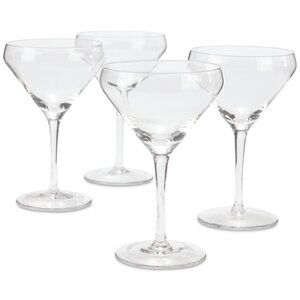 Hotel Collection Clear Martini Glasses, Set of 4, Created for Macy's - Clear